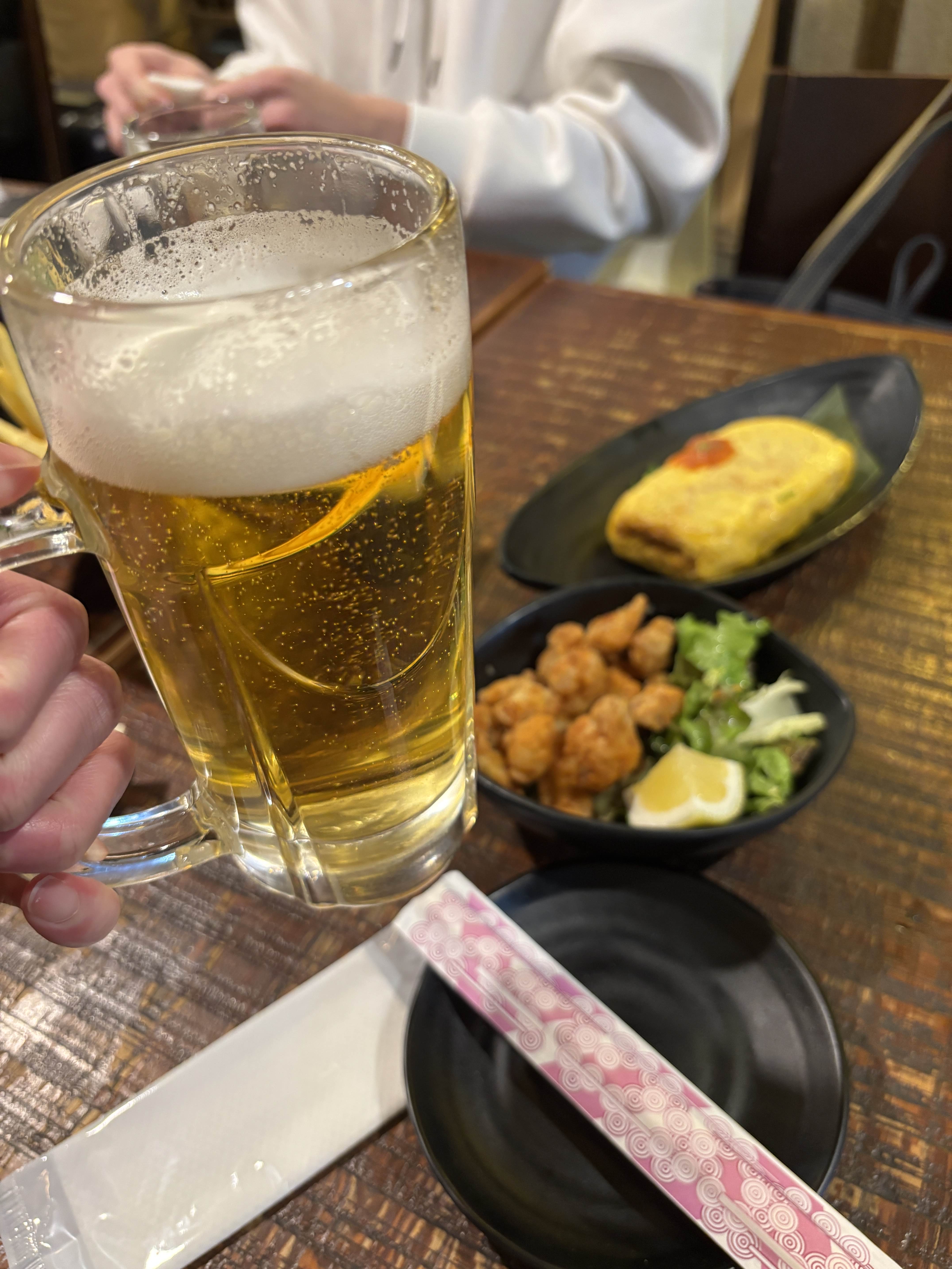 ビールしか飲まない男